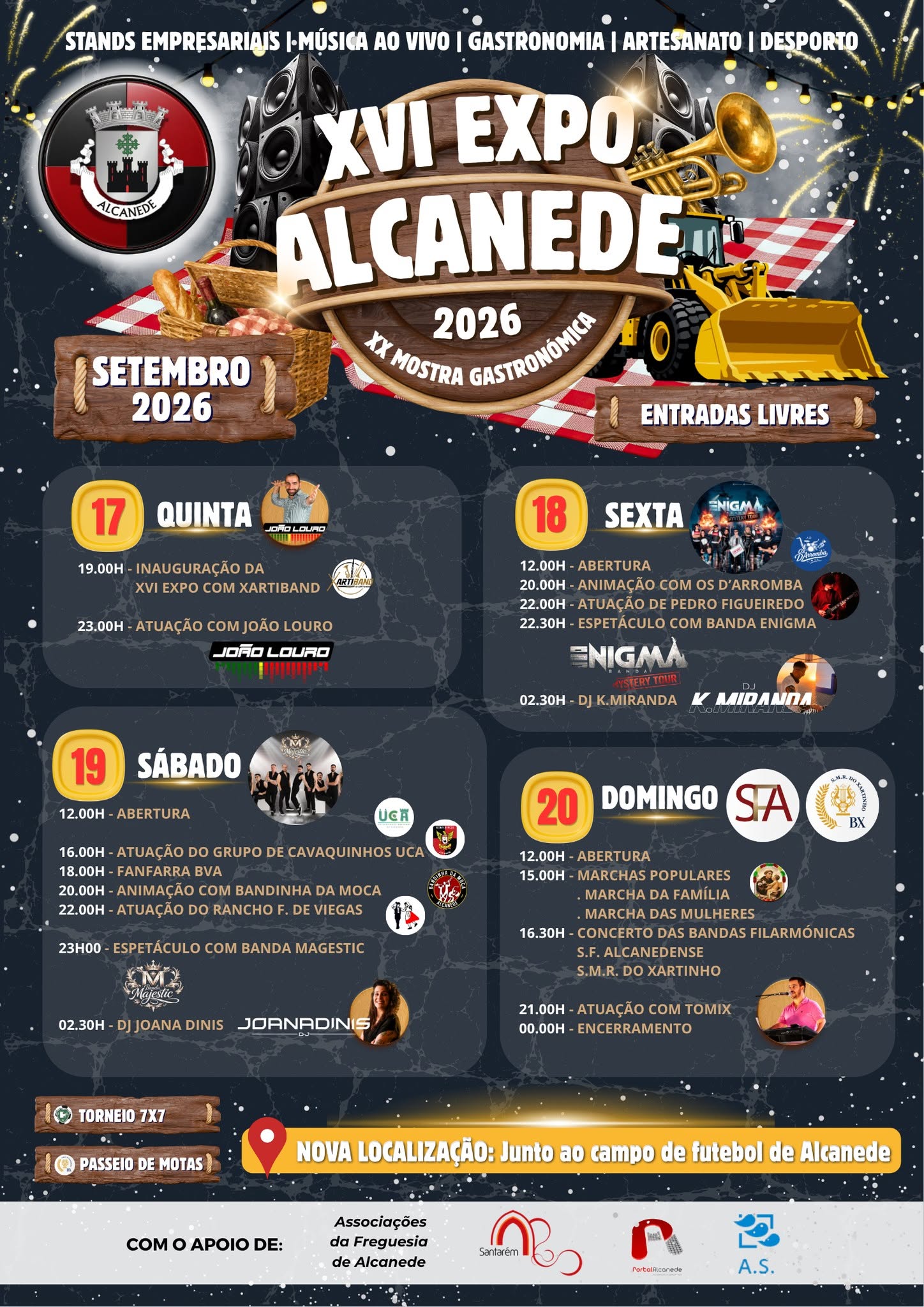 Cartaz XVI EXPO Alcanede 2026